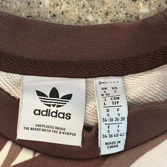 ADIDAS Abstract Allover Animal Print Sweatshirt - Picture 5 of 13